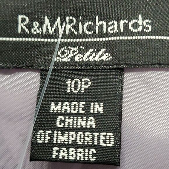 R&M RICHARDS 2 PCS SUIT.  Orchid satin with sequins/Reinstones. SIZE 10P… - Picture 12 of 16